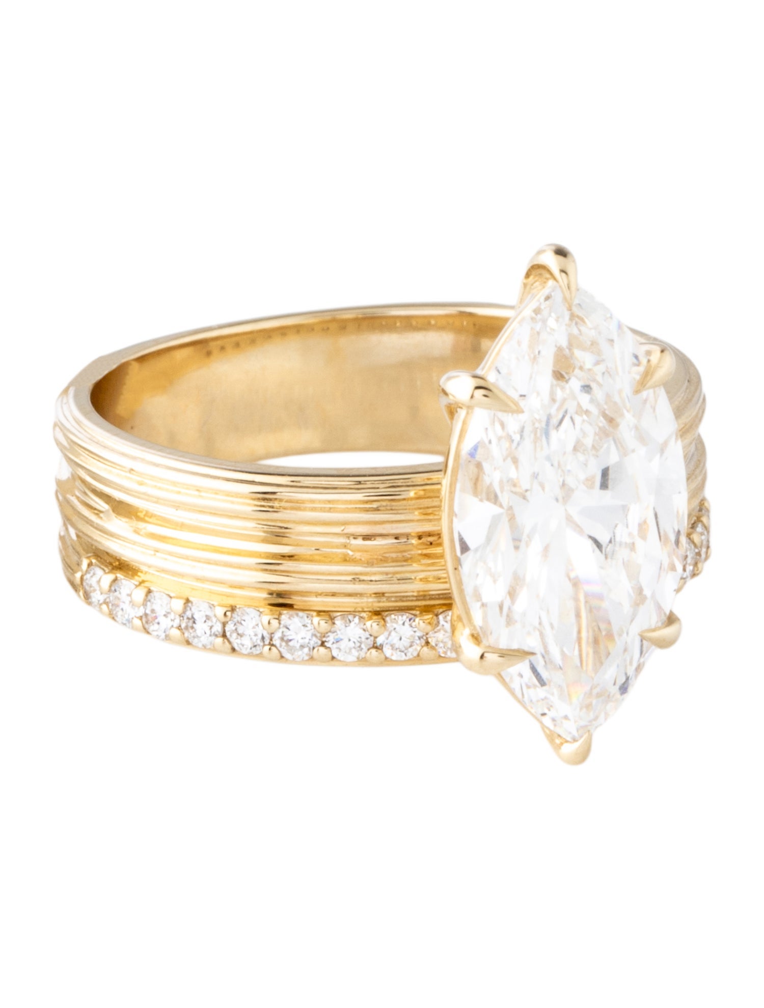 Engagement Ring 3.08ct Lab-Grown Diamond Engagement Ring