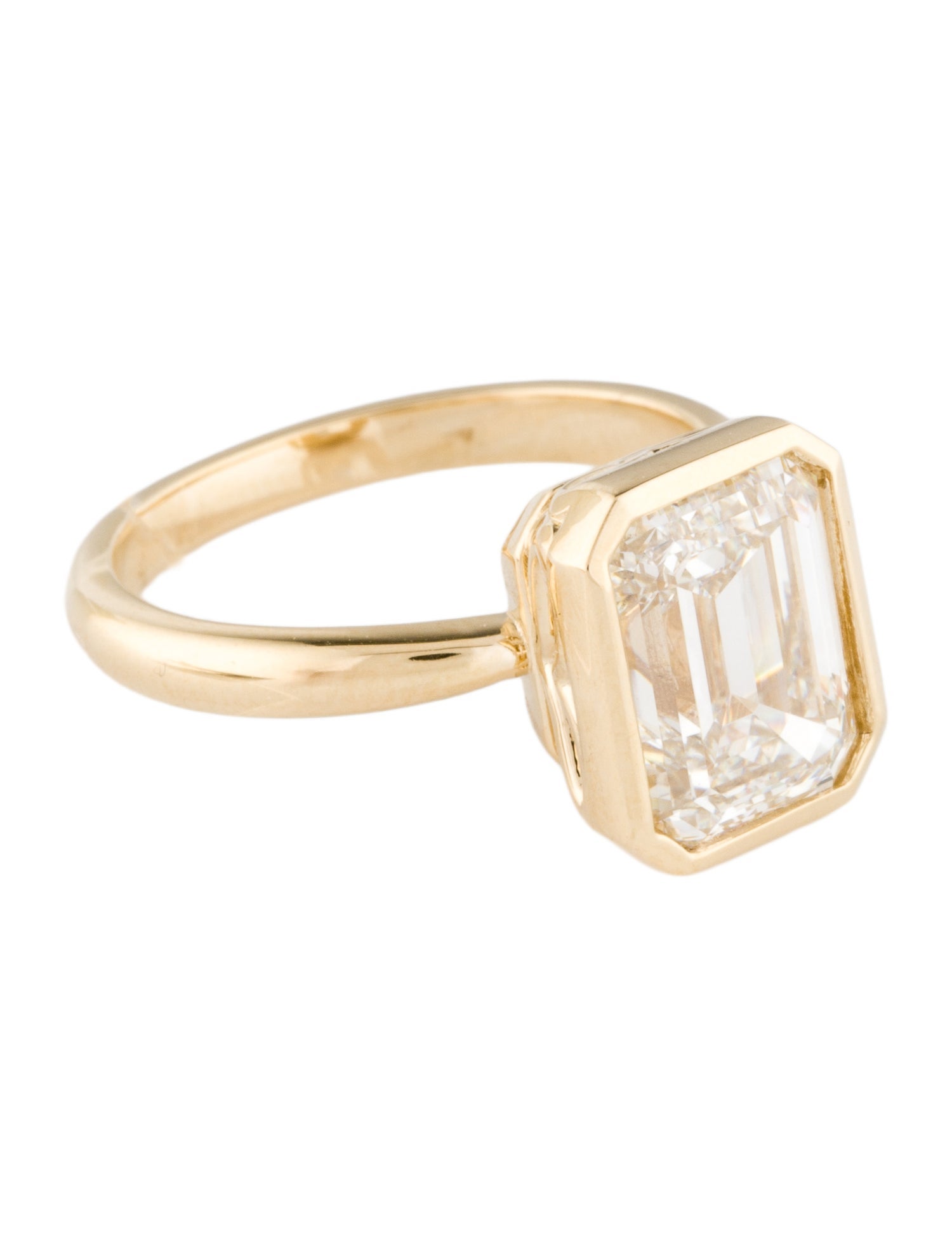 Engagement Ring 4.04ct Lab-Grown Diamond Solitaire Engagement Ring