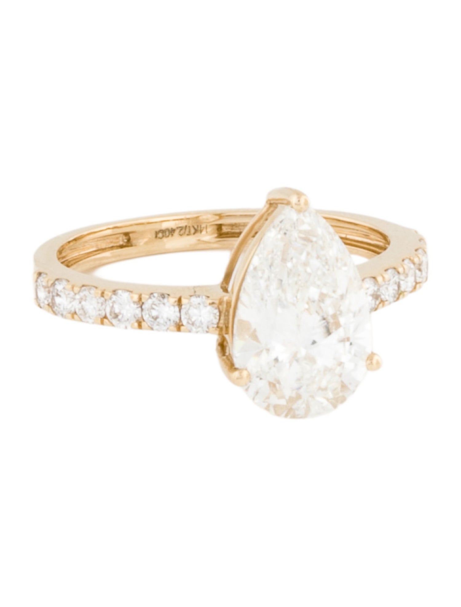 Engagement Ring 2.08ct Lab-Grown Diamond