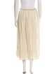 11.11 / eleven eleven Embroidered Accent Midi Length Skirt