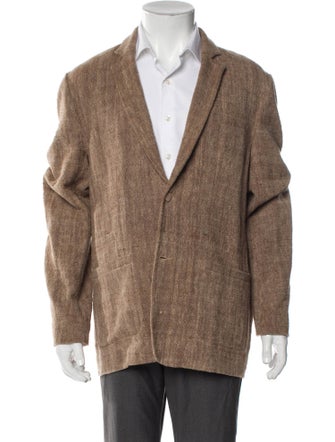 11.11 / eleven eleven Tweed Pattern Peacoat