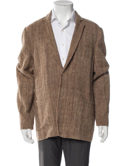 11.11 / eleven eleven Tweed Pattern Peacoat