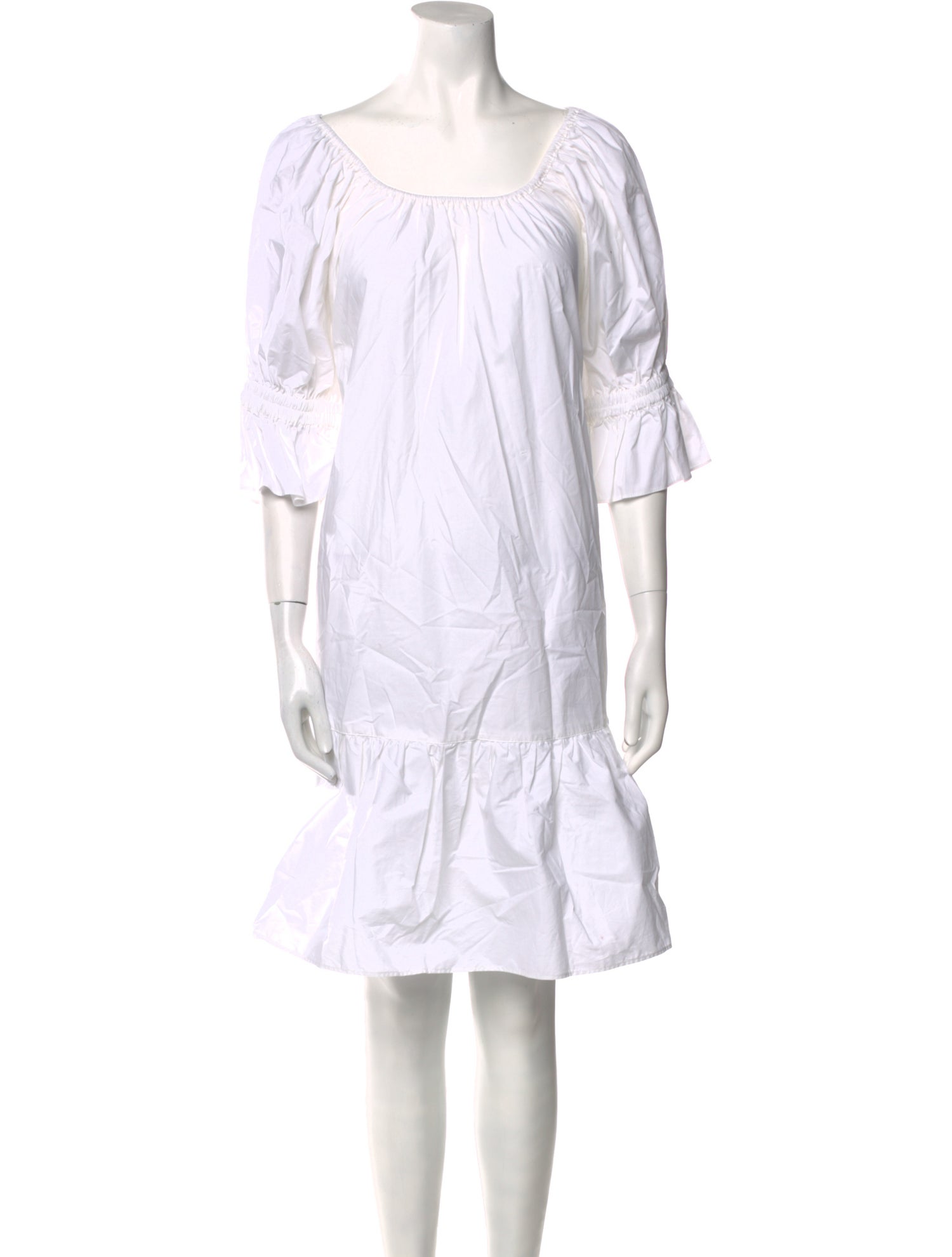 Ephemera Scoop Neck Knee-Length Dress