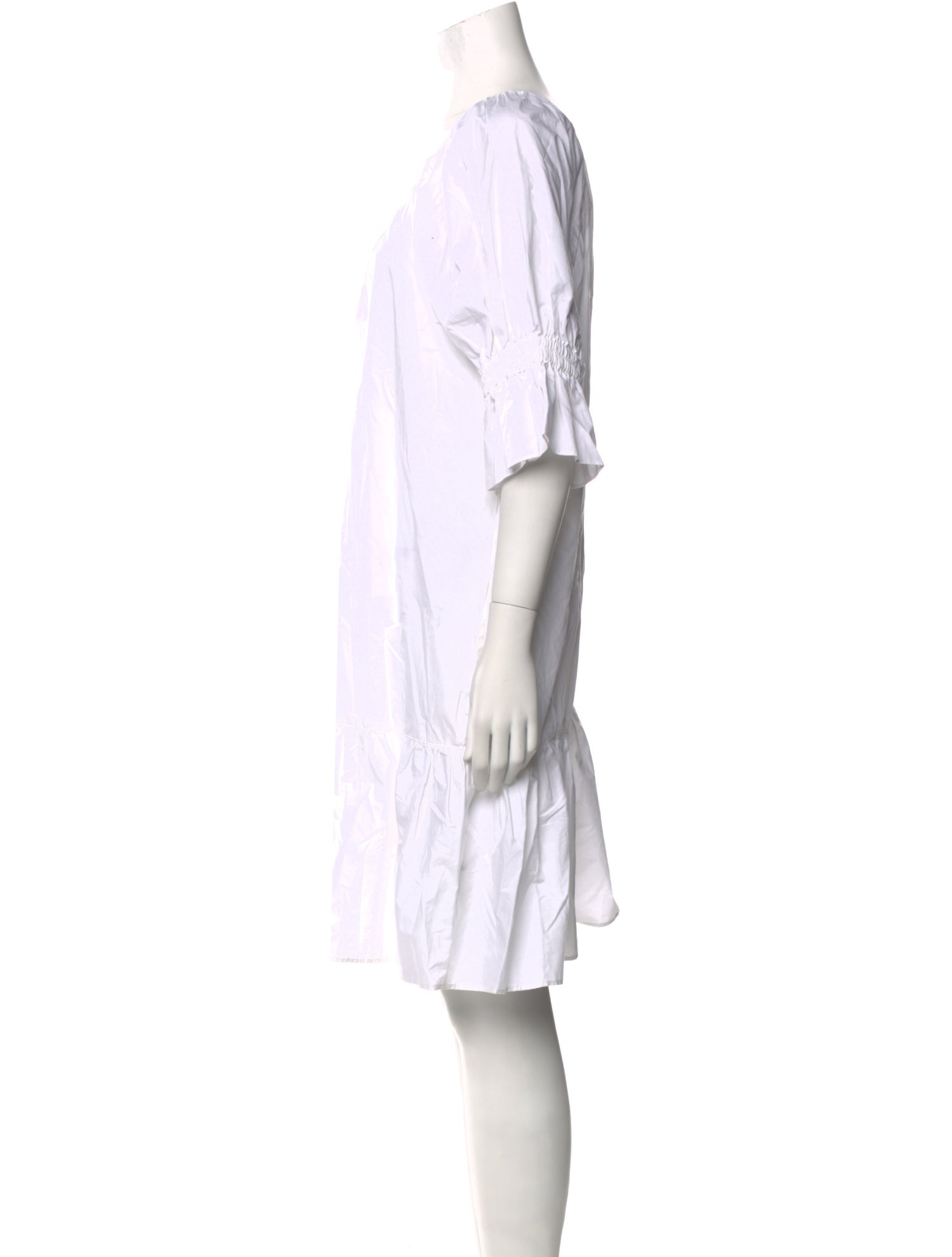 Ephemera Scoop Neck Knee-Length Dress