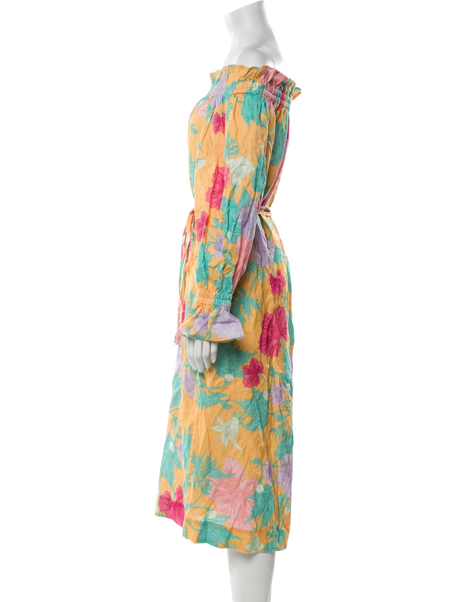 Ephemera Linen Midi Length Dress w/ Tags