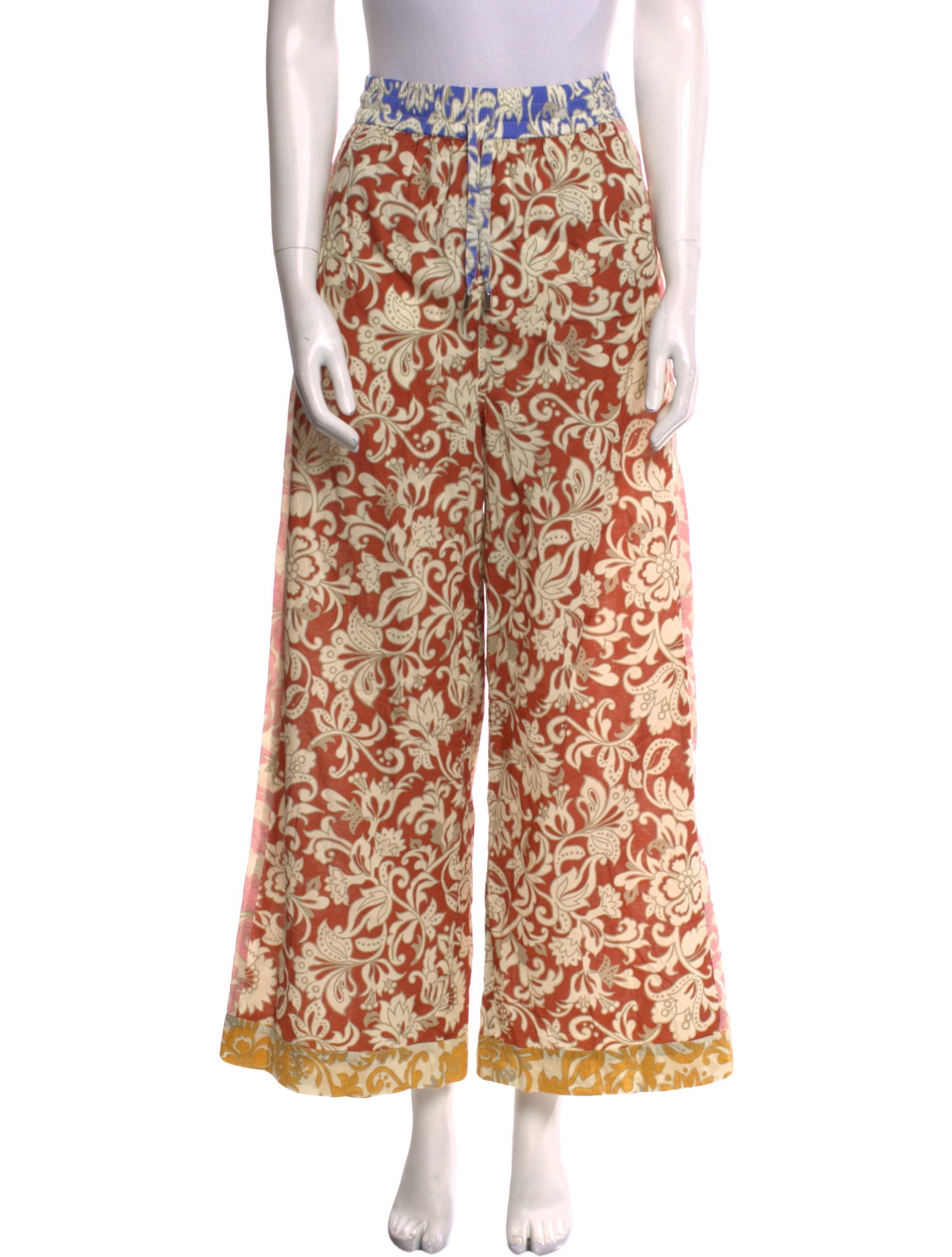 Ephemera Floral Print Wide Leg Pants