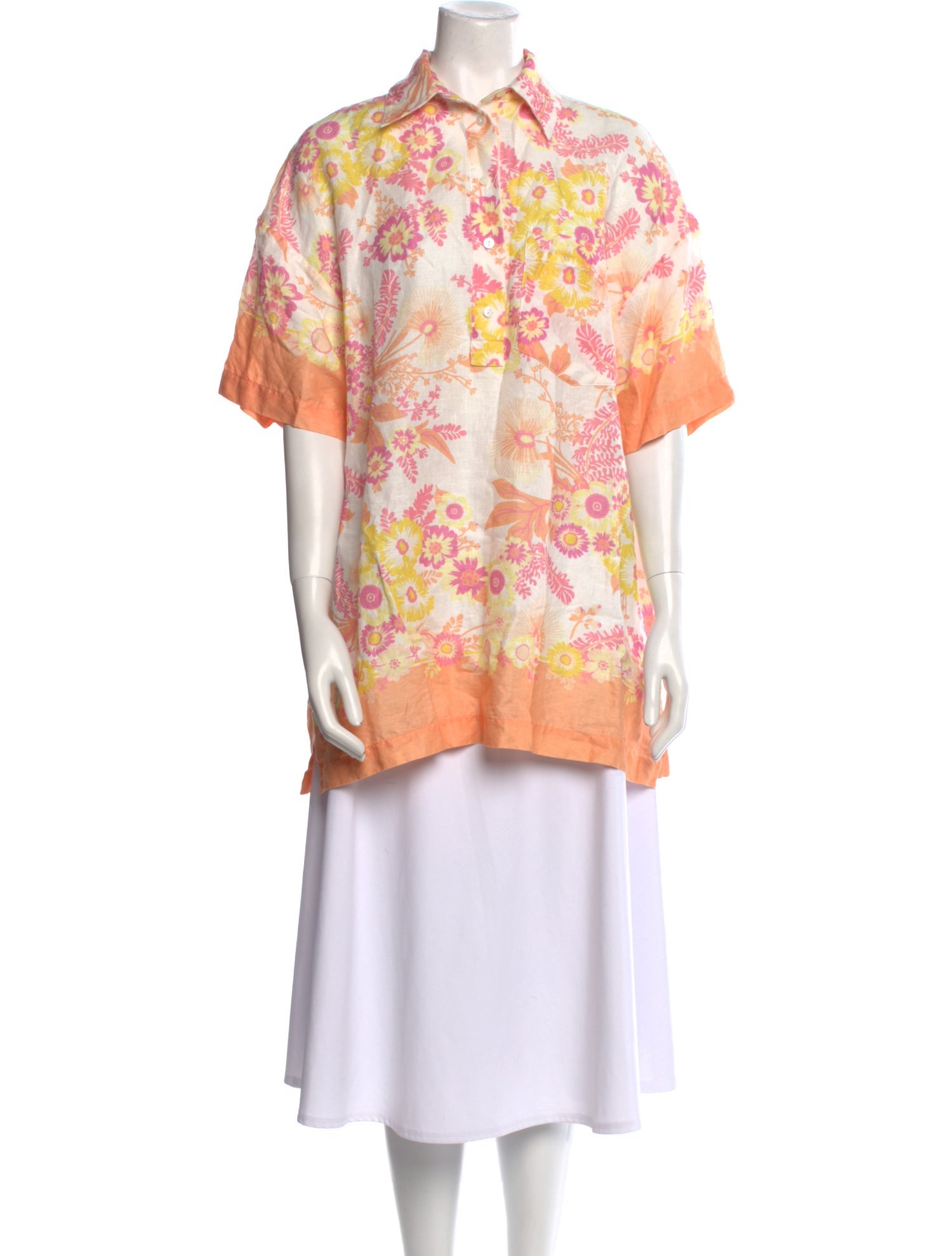 Ephemera Linen Floral Print Tunic