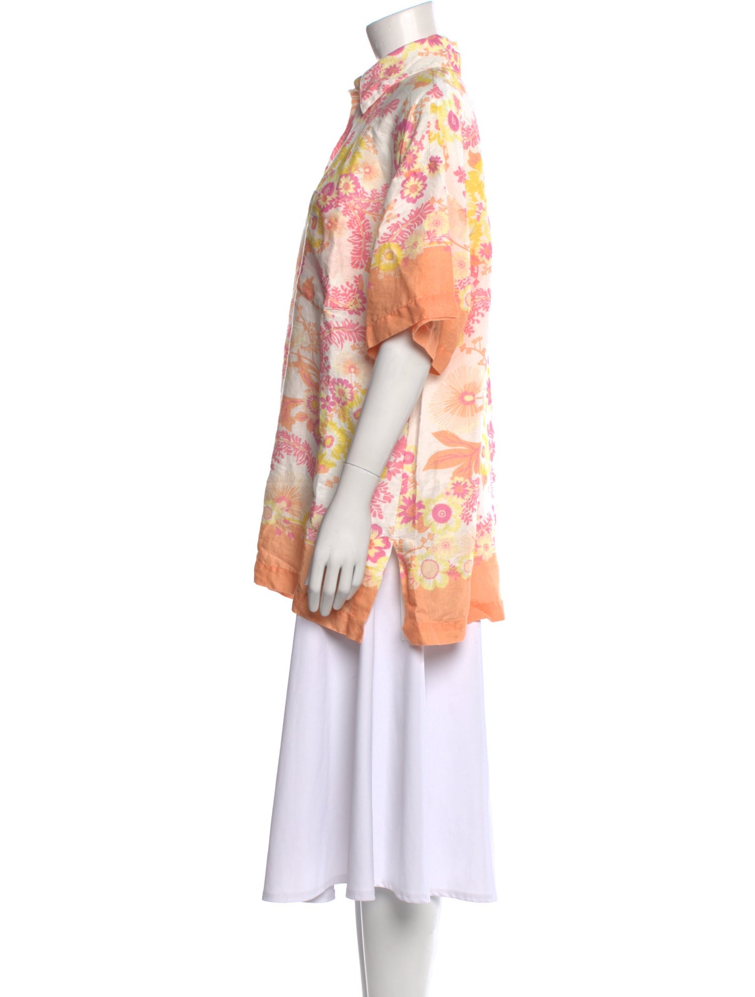 Ephemera Linen Floral Print Tunic