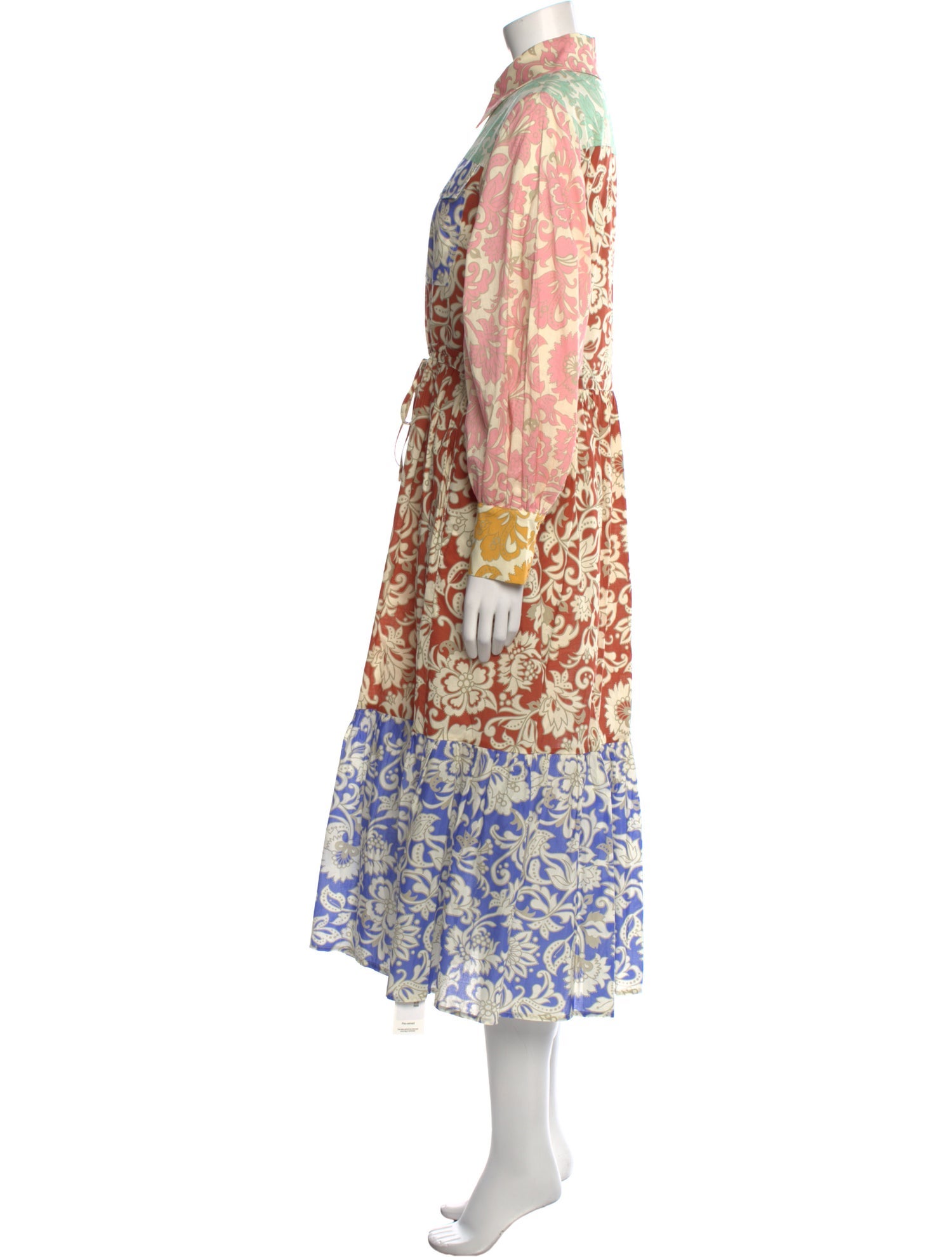 Ephemera Paisley Print Long Dress