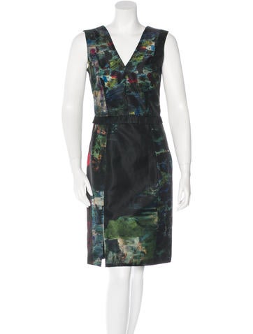 Erdem Printed Sleeveless Dress