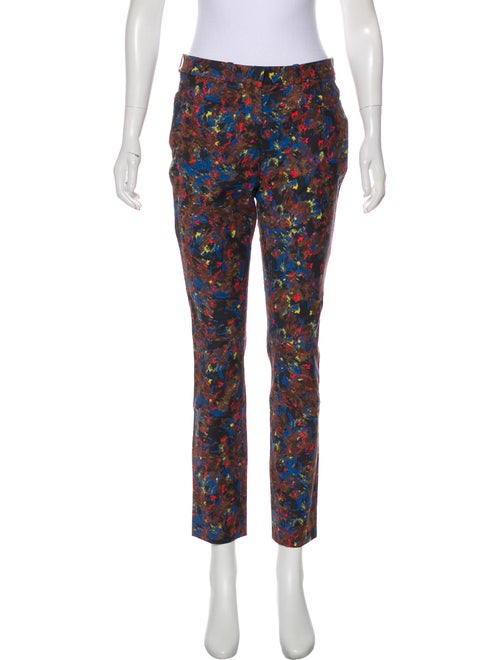 Erdem Mid-Rise Printed Jeans Navy