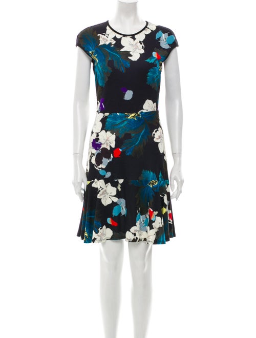 Erdem Floral Print Mini Dress