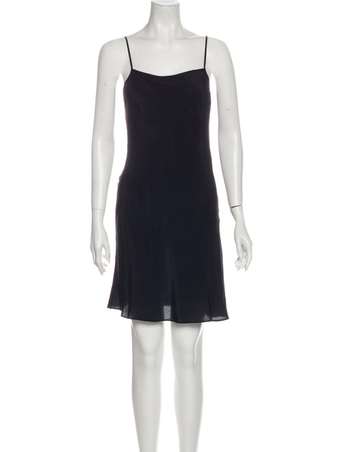 Erdem Silk Mini Dress Black