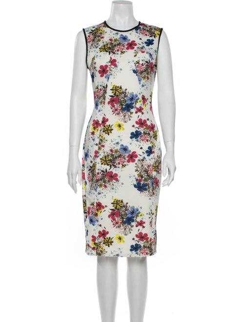 Erdem 2016 Knee-Length Dress Blue