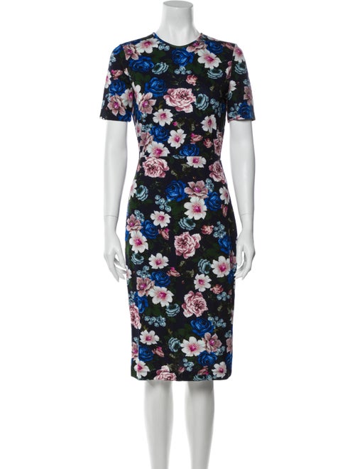 Erdem 2019 Midi Length Dress Blue