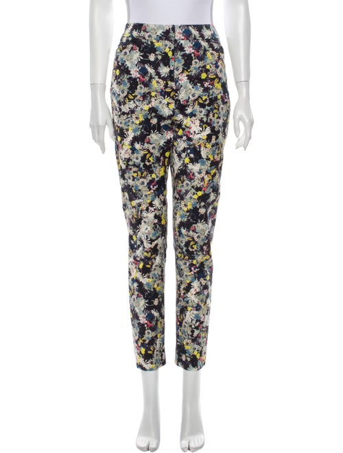 Erdem Floral Print Straight Leg Pants