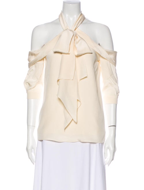 Erdem Elin Silk Blouse White
