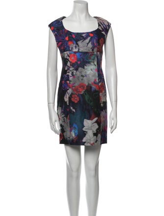 Erdem Floral Print Mini Dress