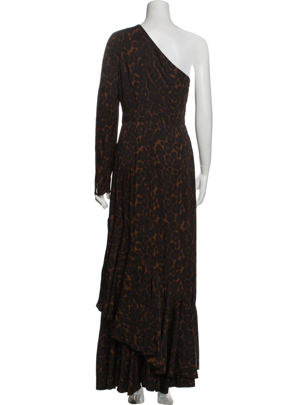 Erdem Animal Print Long Dress - image 3