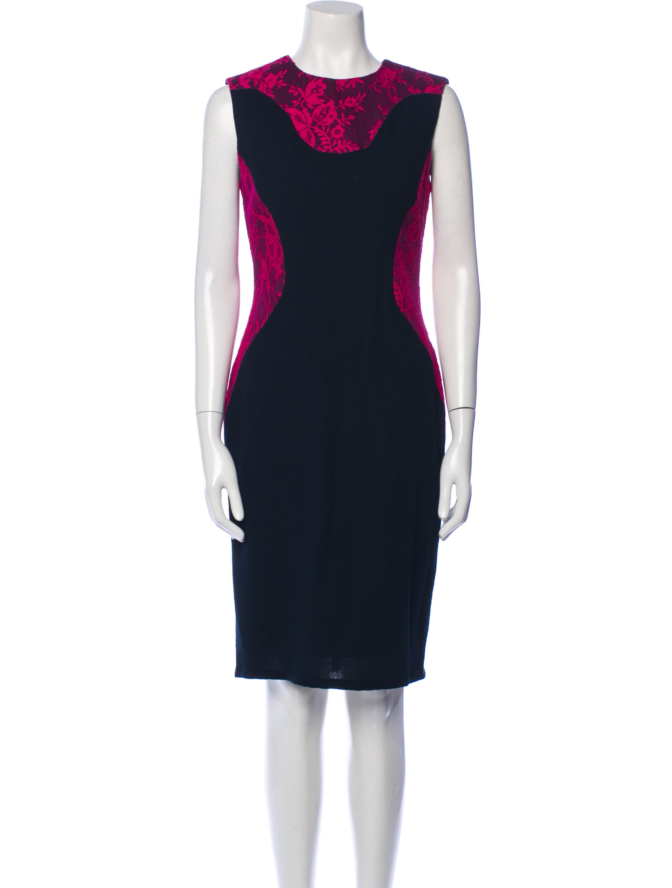 Erdem Crew Neck Knee-Length Dress