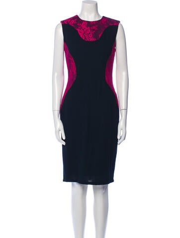 Erdem Dresses Crew Neck Knee-Length Dress Us2, UK6 | XS