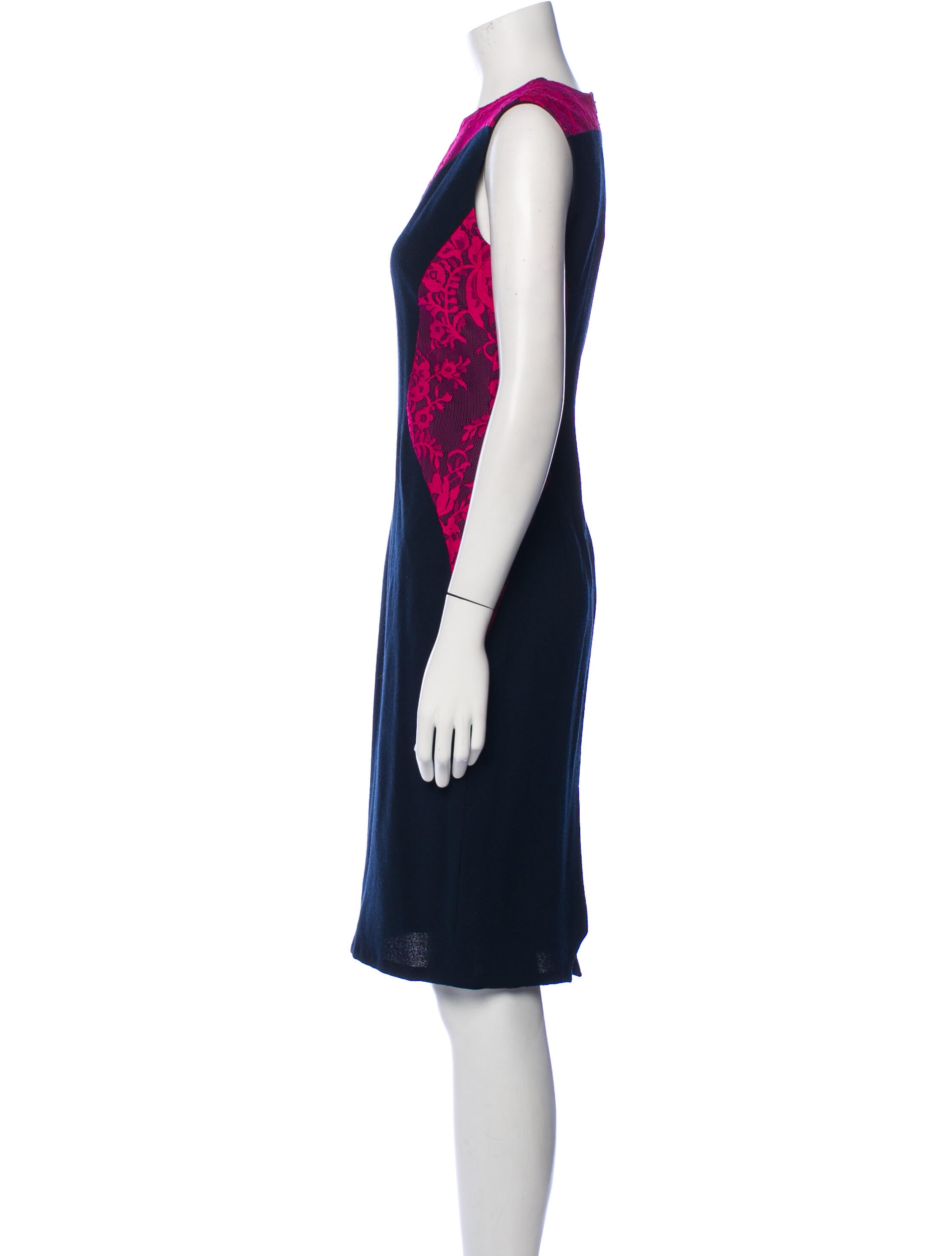 Erdem Crew Neck Knee-Length Dress