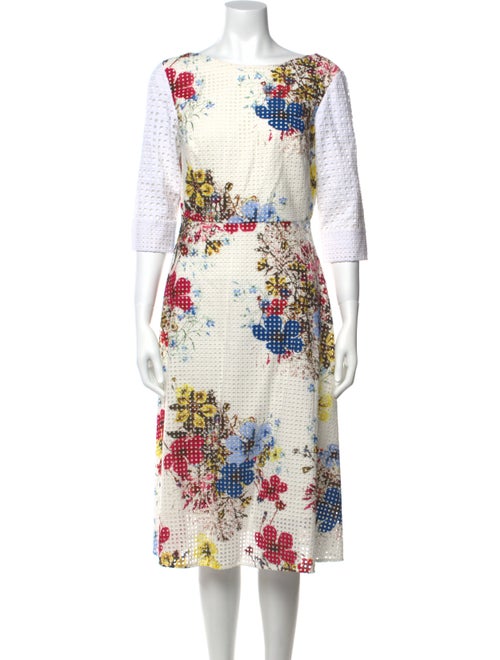 Erdem Printed Midi Length Dress