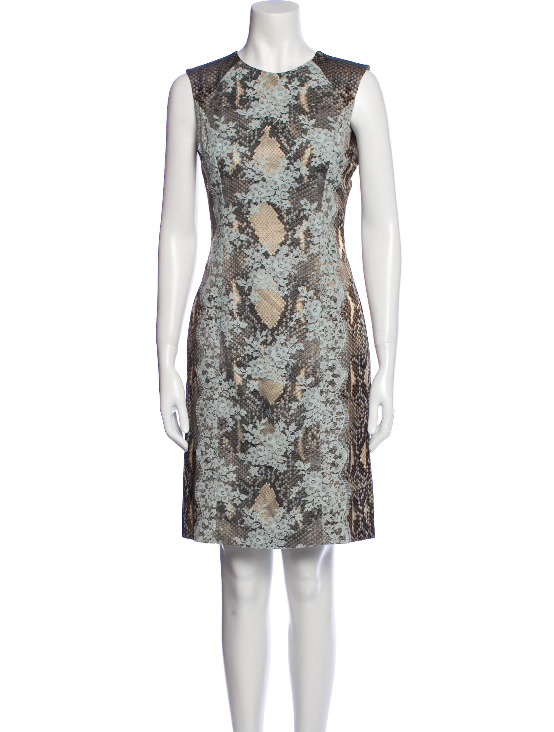 Erdem Silk Knee-Length Dress
