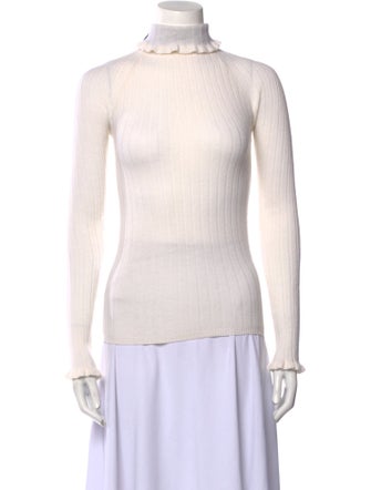 Erdem Merino Wool Turtleneck Sweater