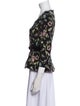 Erdem Floral Print V-Neck Blouse