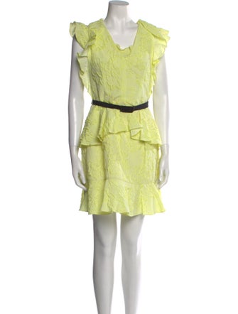 Erdem Cowl Neck Mini Dress