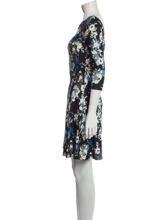 Erdem Floral Print Mini Dress