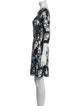 Erdem Floral Print Mini Dress