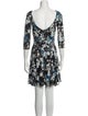 Erdem Floral Print Mini Dress