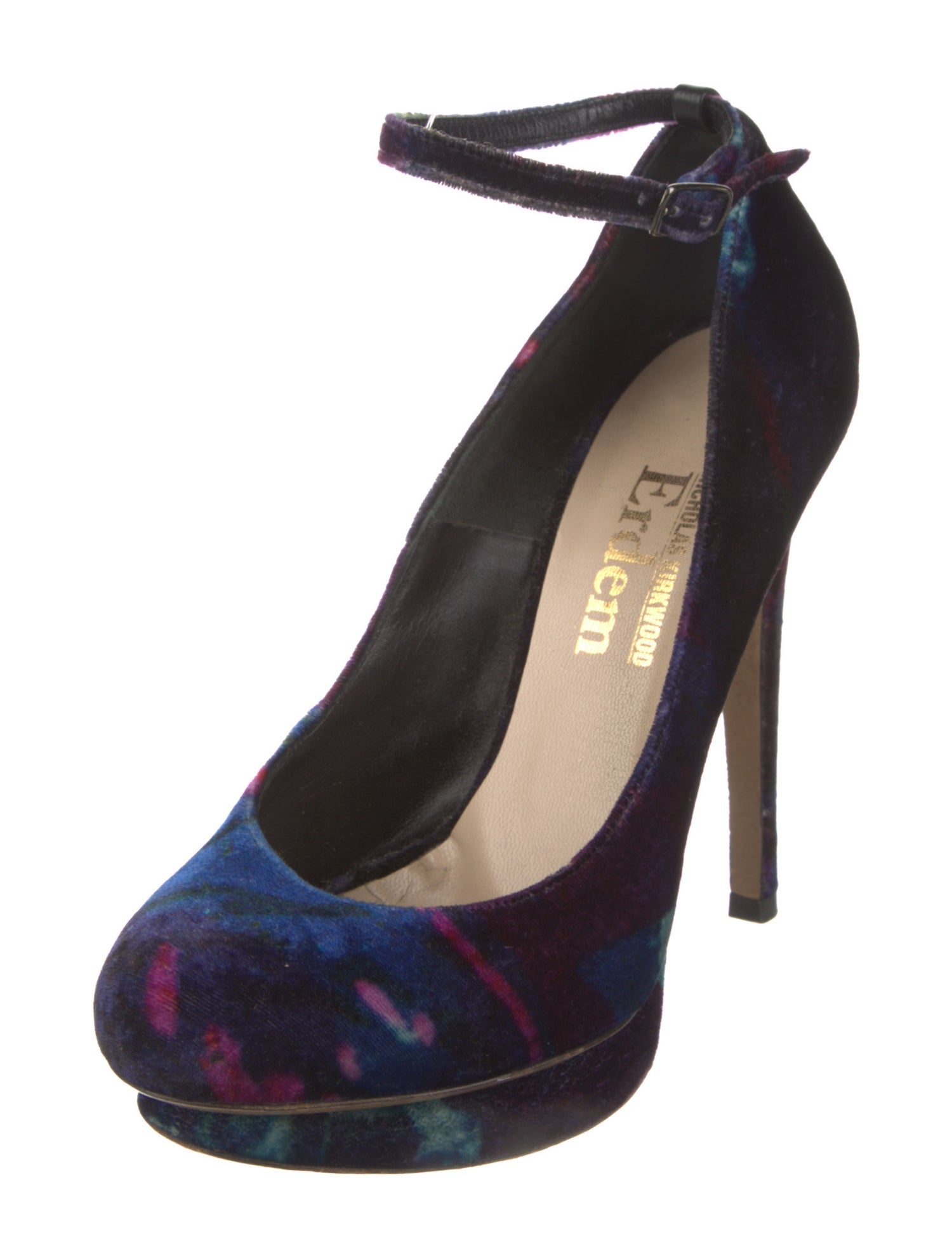 Erdem Velvet Printed Pumps