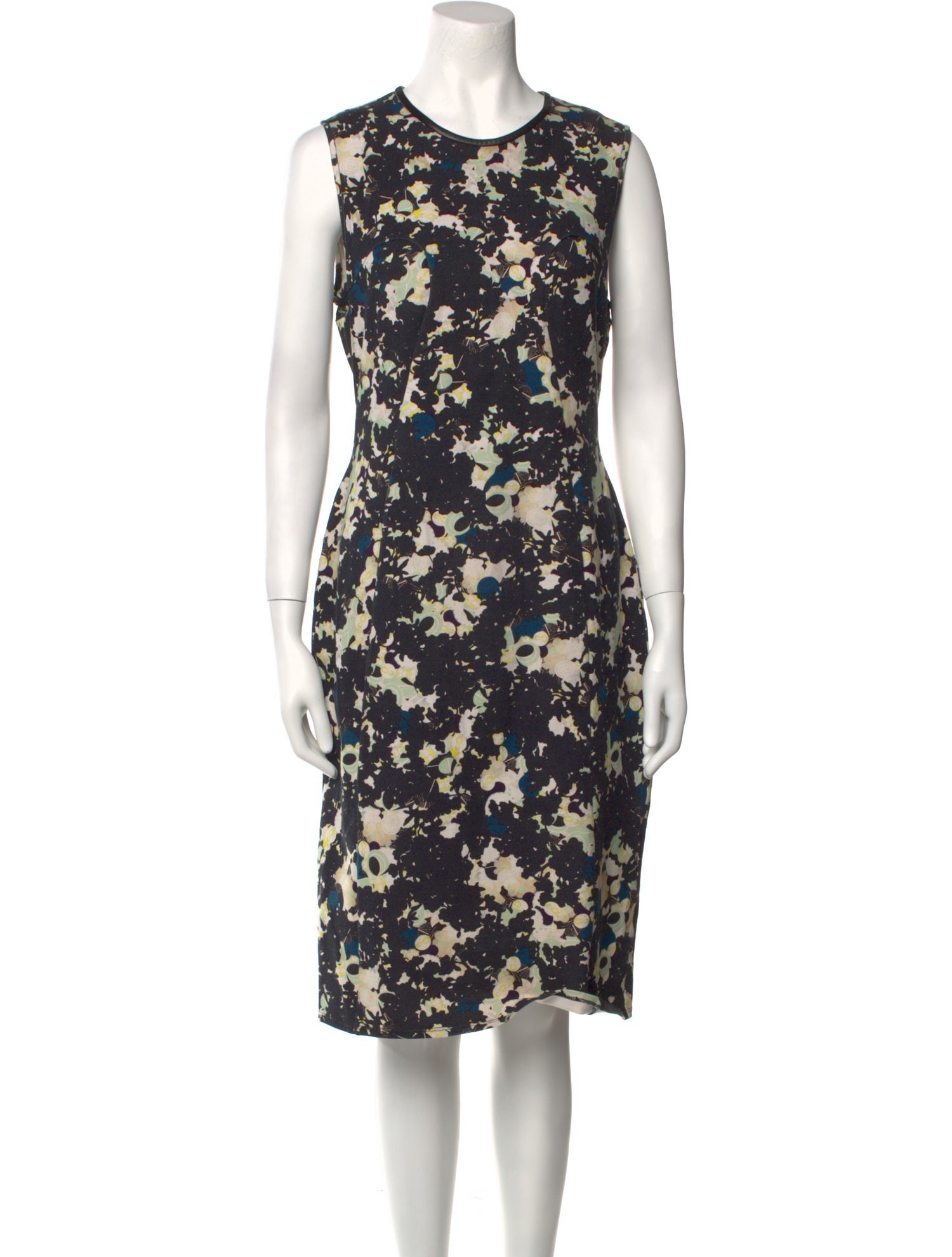 Erdem Floral Print Midi Length Dress