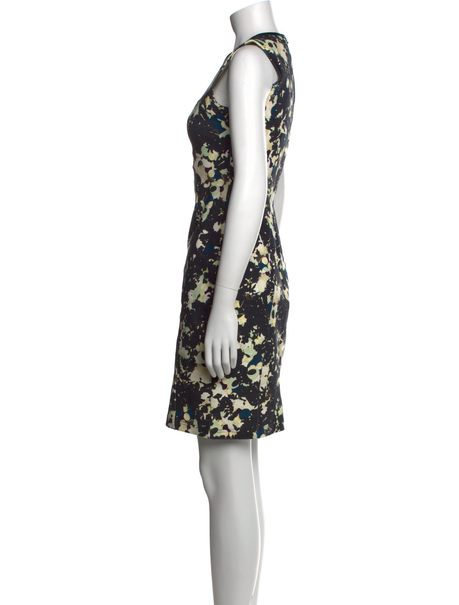 Erdem Floral Print Knee-Length Dress