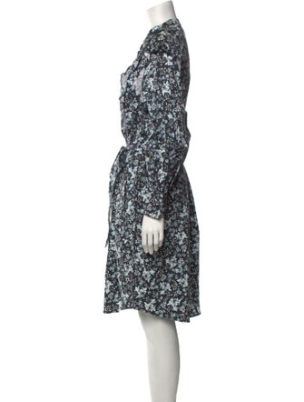 Erdem Floral Print Knee-Length Dress