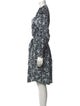 Erdem Floral Print Knee-Length Dress