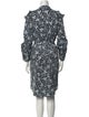 Erdem Floral Print Knee-Length Dress