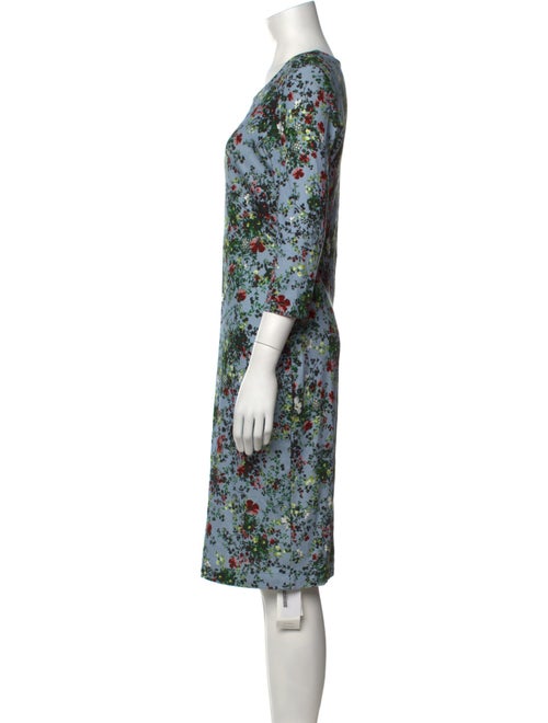 Erdem Floral Print Knee-Length Dress