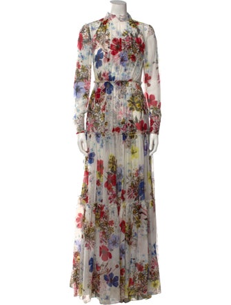 Erdem Silk Long Dress