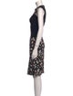 Erdem Floral Print Knee-Length Dress