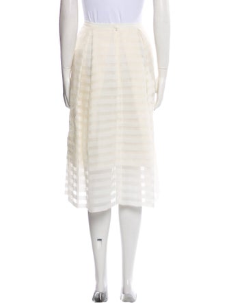 Erdem Pleated Accents Knee-Length Skirt