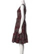 Erdem Floral Print Knee-Length Dress