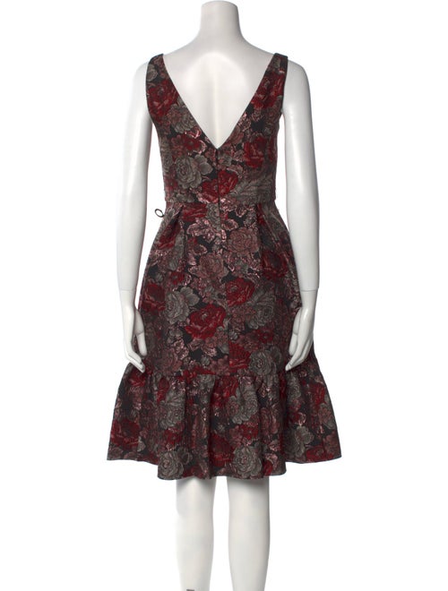 Erdem Floral Print Knee-Length Dress