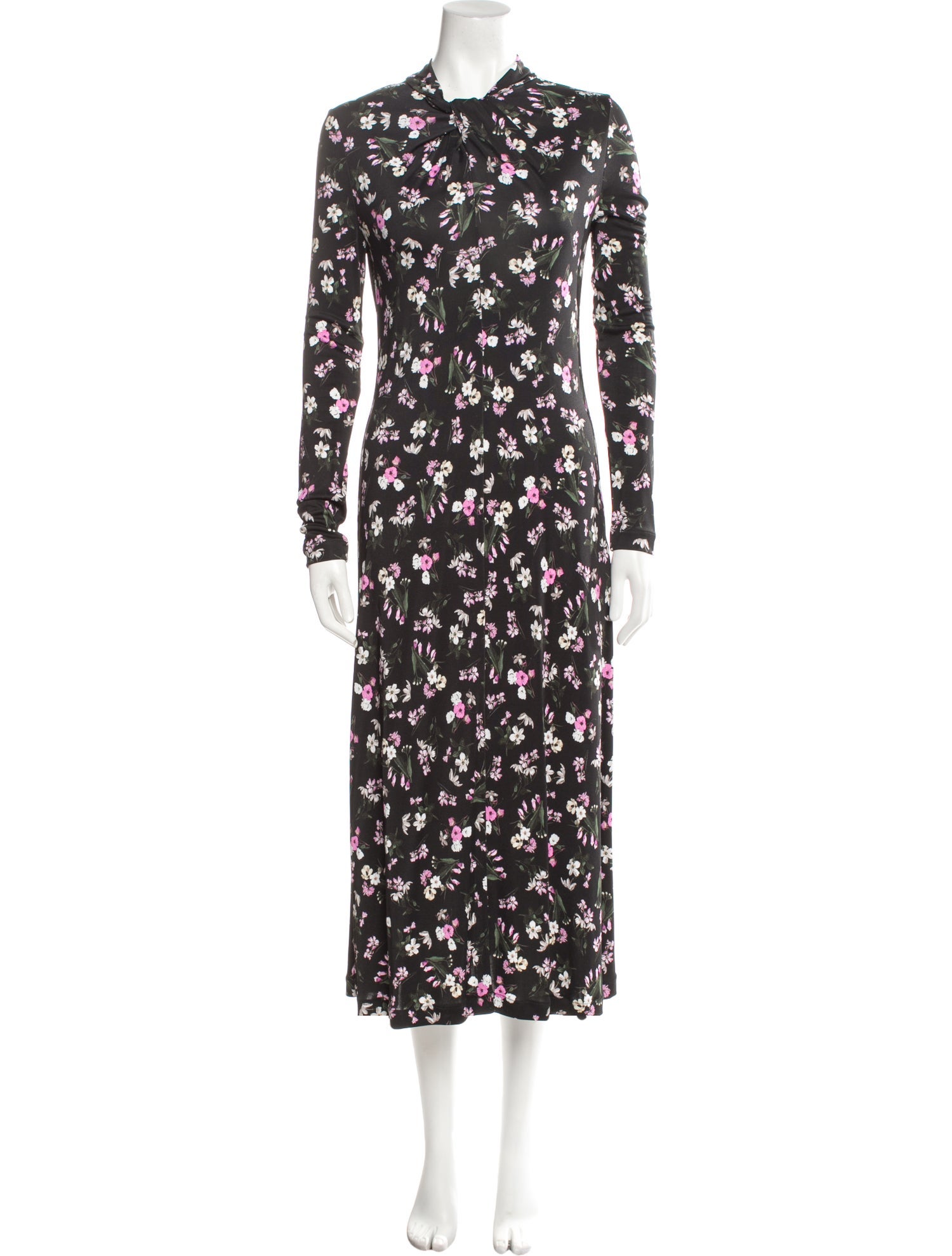 Erdem Floral Print Long Dress