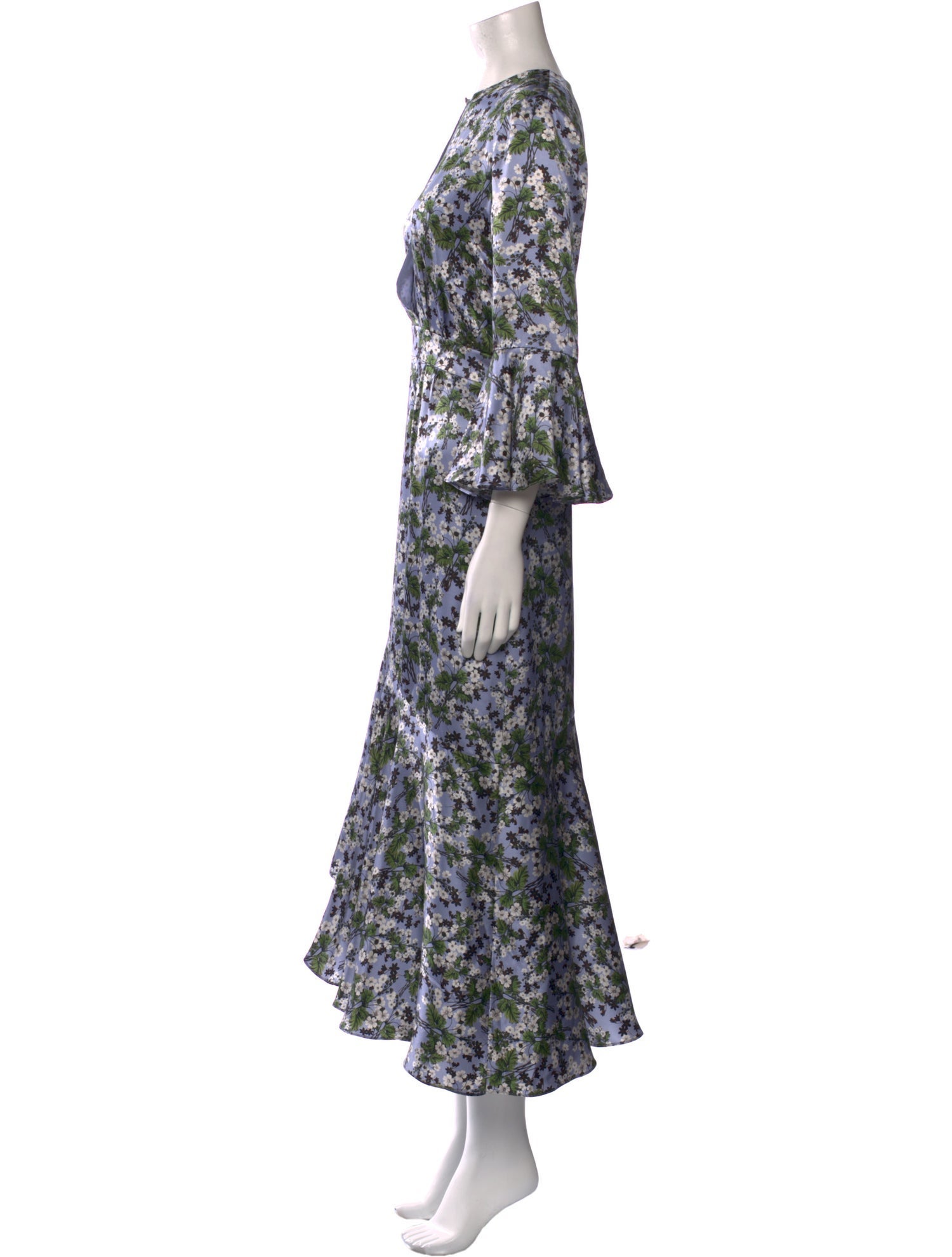 Erdem Silk Long Dress