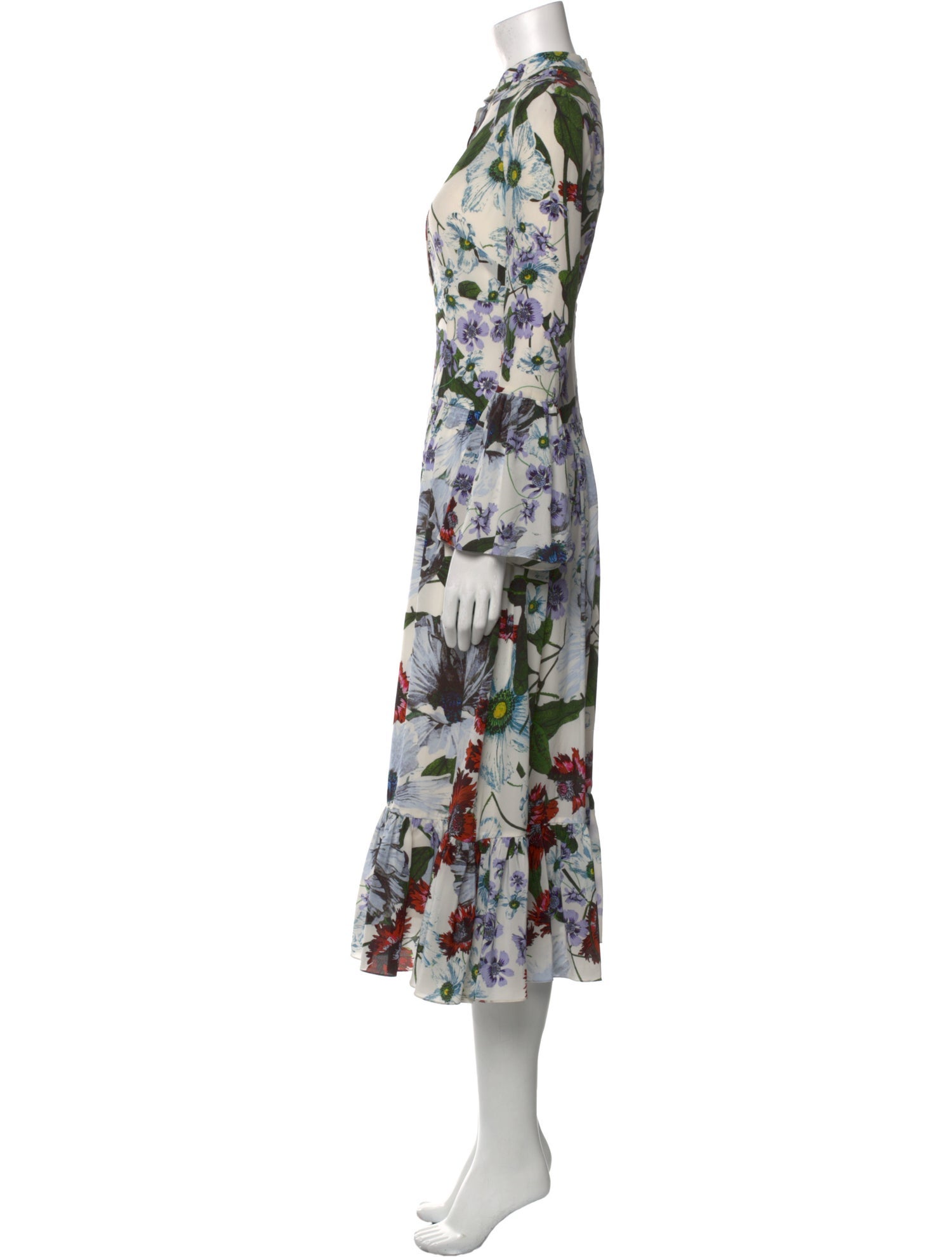 Erdem Silk Long Dress