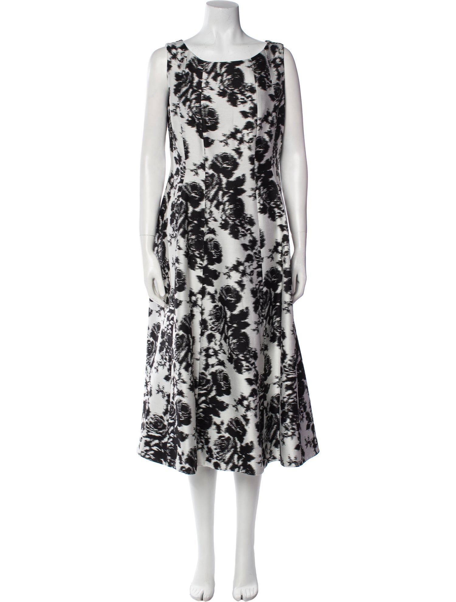 Erdem Floral Print Midi Length Dress